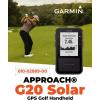 imageGarmin Approach G20 Solar GPS Golf Handheld with Wearable4U Power Bank Bundle