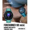 imageGarmin Forerunner 165 Music Running Smartwatch Colorful AMOLED Touchscreen Training Metrics and Recovery Insights Includes Wearable4U PowerPack Adapters Bundle BerryLilacTurquoiseAqua