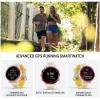 imageGarmin Forerunner 570 47mm Advanced GPS Running ampamp Triathlon Smartwatch AMOLED Display Training ampamp Recovery Amp Yellow Aluminum wTranslucent WhitestoneTurquoise Band w Wearable4U PowerBank BundleRaspberry  BoneMango WHT EarBuds