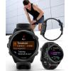 imageGarmin Forerunner 570 47mm Advanced GPS Running ampamp Triathlon Smartwatch AMOLED Display Training ampamp Recovery Amp Yellow Aluminum wTranslucent WhitestoneTurquoise Band w Wearable4U PowerBank BundleSlate  Black Band WHT EarBuds
