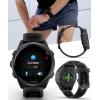 imageGarmin Forerunner 570 47mm Advanced GPS Running ampamp Triathlon Smartwatch AMOLED Display Training ampamp Recovery Amp Yellow Aluminum wTranslucent WhitestoneTurquoise Band w Wearable4U PowerBank BundleSlate  Black Band WHT EarBuds