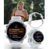 imageGarmin Forerunner 570 47mm Advanced GPS Running ampamp Triathlon Smartwatch AMOLED Display Training ampamp Recovery Amp Yellow Aluminum wTranslucent WhitestoneTurquoise Band w Wearable4U PowerBank BundleCloud Blue  Whitestone PowerBank