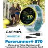 imageGarmin Forerunner 570 47mm Advanced GPS Running ampamp Triathlon Smartwatch AMOLED Display Training ampamp Recovery Amp Yellow Aluminum wTranslucent WhitestoneTurquoise Band w Wearable4U PowerBank BundleYellow  Whitestone PowerBank