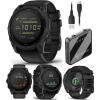 imageGarmin Tactix 8 51mm Solar Elite Titanium Bezel Sapphire Lens Premium Tactical GPS Smartwatch Includes Applied Ballistics Ultralight Elite Solver 40M Dive Rating wWearable4U PowerBank BundleSOLAR AB ELITE
