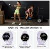 imageGarmin Venu 4 41mm AMOLED Advanced Health ampamp Fitness GPS Smartwatch Bright ampamp Colorful Display Builtin Flashlight Up to 10 Days Slate with Black Silicone Band wWearable4U White Earbuds BundleSilverPeriwinkle