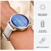 imageGarmin Venu 4 41mm AMOLED Advanced Health ampamp Fitness GPS Smartwatch Bright ampamp Colorful Display Builtin Flashlight Up to 10 Days Slate with Black Silicone Band wWearable4U White Earbuds BundleBoneLight Sand