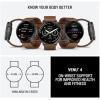 imageGarmin Venu 4 41mm AMOLED Advanced Health ampamp Fitness GPS Smartwatch Bright ampamp Colorful Display Builtin Flashlight Up to 10 Days Slate with Black Silicone Band wWearable4U White Earbuds BundleBrown