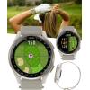 imageWearable4U  Garmin Approach S70 Ceramic 47 mm Golf Smartwatch14quot AMOLED Display Up to 16 Days Battery Life Multisport GPS Premium Watch w 43K Golf maps ampamp Gift BundleIvory  PowerBank