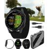 imageWearable4U  Garmin Approach S70 Ceramic 47 mm Golf Smartwatch14quot AMOLED Display Up to 16 Days Battery Life Multisport GPS Premium Watch w 43K Golf maps ampamp Gift BundleBlack  PowerBank