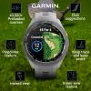 imageWearable4U  Garmin Approach S70 Ceramic 47 mm Golf Smartwatch14quot AMOLED Display Up to 16 Days Battery Life Multisport GPS Premium Watch w 43K Golf maps ampamp Gift BundleGray Ebank