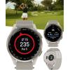 imageWearable4U  Garmin Approach S70 Ceramic 47 mm Golf Smartwatch14quot AMOLED Display Up to 16 Days Battery Life Multisport GPS Premium Watch w 43K Golf maps ampamp Gift BundleIvory  PowerBank