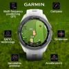 imageWearable4U  Garmin Approach S70 Ceramic 47 mm Golf Smartwatch14quot AMOLED Display Up to 16 Days Battery Life Multisport GPS Premium Watch w 43K Golf maps ampamp Gift BundleWhite Ebank