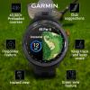 imageWearable4U  Garmin Approach S70 Ceramic 47 mm Golf Smartwatch14quot AMOLED Display Up to 16 Days Battery Life Multisport GPS Premium Watch w 43K Golf maps ampamp Gift BundleBlack Ebank