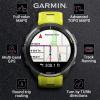 imageWearable4U  Garmin Forerunner 965 Premium GPS Running and Triathlon 47mm Smartwatch with AMOLED Touchscreen Display Carbon Gray DLC Titanium Bezel and Amp Yellow Silicone Band with EBank