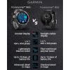 imageWearable4U  Garmin Forerunner 965 Premium GPS Running and Triathlon 47mm Smartwatch with AMOLED Touchscreen Display Carbon Gray DLC Titanium Bezel with Black Silicone Band with EBank Bundle