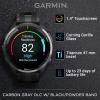 imageWearable4U  Garmin Forerunner 965 Premium GPS Running and Triathlon 47mm Smartwatch with AMOLED Touchscreen Display Carbon Gray DLC Titanium Bezel with Black Silicone Band with EBank Bundle