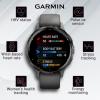imageWearable4U  Garmin Venu 3S GPS Smartwatch AMOLED Display 41mm Watch Advanced Health and Fitness Features Up to 10 Days of Battery Wheelchair Mode Sleep Coach French Gray with Power BankSlatePebble Gray