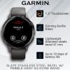 imageWearable4U  Garmin Venu 3S GPS Smartwatch AMOLED Display 41mm Watch Advanced Health and Fitness Features Up to 10 Days of Battery Wheelchair Mode Sleep Coach French Gray with Power BankSlatePebble Gray