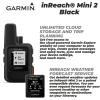 imageWearable4U  Garmin inReach Mini 2 Lightweight and Compact Satellite Communicator Hiking Handheld Black with 2 Pack Cases BlackKhaki Bundle