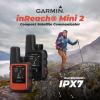 imageWearable4U  Garmin inReach Mini 2 Lightweight and Compact Satellite Communicator Hiking Handheld Flame Red with 2 Pack Cases OrangeLime Bundle