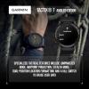imageWearable4U  Garmin tactix 7 GPS Tactical Smartwatch with Bundle tactix 7 Standard Black EarbudsEbank