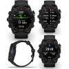 imageWearable4U Garmin Descent Mk3 ampamp Mk3i 51 mm ampamp 43 mm Titanium Dive Computer ExtraLong Strap  Up to 25 Days Battery Life AMOLED Display GPS Smartwatch Gift Bundle 0100275210Mk3i Titanium w Silicone Band