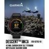 imageWearable4U Garmin Descent Mk3 ampamp Mk3i 51 mm ampamp 43 mm Titanium Dive Computer ExtraLong Strap  Up to 25 Days Battery Life AMOLED Display GPS Smartwatch Gift Bundle 0100275210Mk3i Titanium w Silicone Band