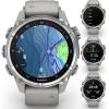 imageWearable4U Garmin Descent Mk3 ampamp Mk3i 51 mm ampamp 43 mm Titanium Dive Computer ExtraLong Strap  Up to 25 Days Battery Life AMOLED Display GPS Smartwatch Gift Bundle 0100275210Mk3 Stainless Steel