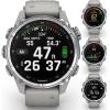 imageWearable4U Garmin Descent Mk3 ampamp Mk3i 51 mm ampamp 43 mm Titanium Dive Computer ExtraLong Strap  Up to 25 Days Battery Life AMOLED Display GPS Smartwatch Gift Bundle 0100275210Mk3 Stainless Steel