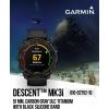 imageWearable4U Garmin Descent Mk3 ampamp Mk3i 51 mm ampamp 43 mm Titanium Dive Computer ExtraLong Strap  Up to 25 Days Battery Life AMOLED Display GPS Smartwatch Gift Bundle 0100275210Mk3i Titanium w Silicone Band