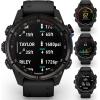 imageWearable4U Garmin Descent Mk3 ampamp Mk3i 51 mm ampamp 43 mm Titanium Dive Computer ExtraLong Strap  Up to 25 Days Battery Life AMOLED Display GPS Smartwatch Gift Bundle 0100275210Mk3i Titanium w Silicone Band