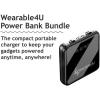 imageWearable4U Garmin Descent T2 Dive Transceiver  AirIntegrated Subwave Wireless Communication Diver Messaging 20 ATM Rated Bluetooth with Power Bank Bundle