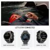 imageWearable4U Garmin Fenix 8 Pro  47mm AMOLED Premium Connected Multisport GPS Smartwatch inReach Technology Sapphire Titanium with GraphiteBlack Silicone Band w PowerBank BundleTitanium  GraphiteBlack