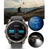 imageWearable4U Garmin Fenix 8 Pro  47mm AMOLED Premium Connected Multisport GPS Smartwatch inReach Technology Sapphire Titanium with GraphiteBlack Silicone Band w PowerBank BundleTitanium  GraphiteBlack