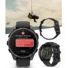 imageWearable4U Garmin Fenix 8 Pro  47mm AMOLED Premium Connected Multisport GPS Smartwatch inReach Technology Sapphire Titanium with GraphiteBlack Silicone Band w PowerBank BundleCarbon Gray DLC Titanium  BlackPebble Gray