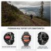 imageWearable4U Garmin Fenix 8 Pro  47mm AMOLED Premium Connected Multisport GPS Smartwatch inReach Technology Sapphire Titanium with GraphiteBlack Silicone Band w PowerBank BundleTitanium  GraphiteBlack