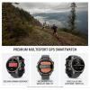 imageWearable4U Garmin Fenix 8 Pro  47mm AMOLED Premium Connected Multisport GPS Smartwatch inReach Technology Sapphire Titanium with GraphiteBlack Silicone Band w PowerBank BundleTitanium  GraphiteBlack