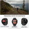 imageWearable4U Garmin Fenix 8 Pro  47mm AMOLED Premium Connected Multisport GPS Smartwatch inReach Technology Sapphire Titanium with GraphiteBlack Silicone Band w PowerBank BundleCarbon Gray DLC Titanium  BlackPebble Gray