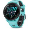imageWearable4U Garmin Forerunner 265 Music GPS Running 46 mm Smartwatch Aqua with AMOLED 13 in Touchscreen Display Black Earbuds Bundle