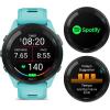 imageWearable4U Garmin Forerunner 265 Music GPS Running 46 mm Smartwatch Aqua with AMOLED 13 in Touchscreen Display EBank Bundle