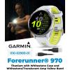 imageWearable4U Garmin Forerunner 970 Carbon Gray DLC Titanium Smartwatch with Black Case and BlackTranslucent Whitestone Band AMOLED Display with Garmin HRM 600 ML Power Bank BundlePower Bank