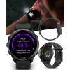 imageWearable4U Garmin Forerunner 970 Carbon Gray DLC Titanium Smartwatch with Black Case and BlackTranslucent Whitestone Band AMOLED Display with Garmin HRM 600 ML Power Bank BundlePower Bank