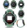 imageWearable4U Garmin Instinct 3 45mm AMOLED Display Rugged Outdoor GPS Smartwatch MetalReinforced Bezel Builtin Flashlight Up to 18 Days of Battery Life Neotropic with Neotropic Band Bundle