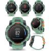 imageWearable4U Garmin Instinct 3 45mm AMOLED Display Rugged Outdoor GPS Smartwatch MetalReinforced Bezel Builtin Flashlight Up to 18 Days of Battery Life Neotropic with Neotropic Band Bundle