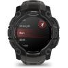 imageWearable4U Garmin Instinct 3 50 mm AMOLED Display Rugged Outdoor GPS Smartwatch MetalReinforced Bezel Builtin Flashlight Up to 18 Days of Battery Life Black with Charcoal Band Bundle