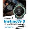 imageWearable4U Garmin Instinct 3 50 mm AMOLED Display Rugged Outdoor GPS Smartwatch MetalReinforced Bezel Builtin Flashlight Up to 18 Days of Battery Life Neotropic with Twilight Band Bundle
