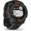 imageWearable4U Garmin Instinct 3 Solar 45 mm Rugged Outdoor GPS Smartwatch MetalReinforced Bezel Builtin Flashlight Up to 28 Days of Battery Life Black with Black Band Bundle