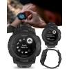 imageWearable4U Garmin Instinct 3 Tactical Edition Solar Charging Display 45mm Rugged Outdoor GPS Smartwatch Applied Ballistics Support LED Flashlight MultiBand GPS White Earbuds BundleSOLAR  45 mm