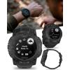 imageWearable4U Garmin Instinct 3 Tactical Edition Solar Charging Display 45mm Rugged Outdoor GPS Smartwatch Applied Ballistics Support LED Flashlight MultiBand GPS White Earbuds BundleSOLAR  50 mm