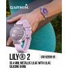 imageWearable4U Garmin Lily 2 Active Lunar Gold with Bone Silicone Band Small and Stylish Smartwatch Builtin GPS Hidden Display Patterned Lens Up to 9 Days Battery Life Black Earbuds BundleLily 2 Power Bank